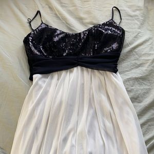 Black and white fancy dress